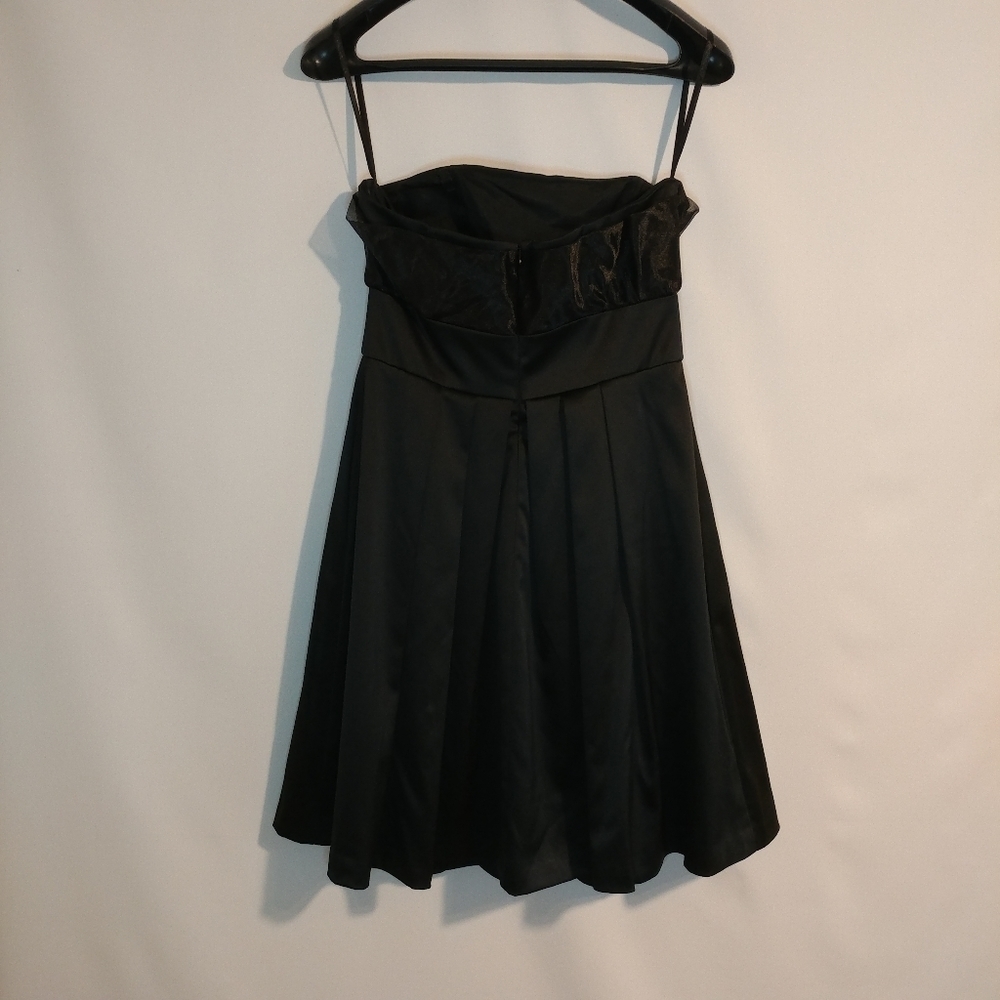 NWT White House Black Market Black Strapless Dress - Picture 6 of 9